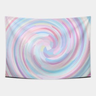 Soft Swirl Pastel Arrow Pattern Tapestry