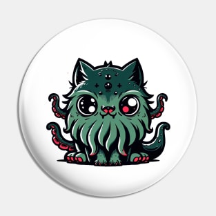 Cthulhu Cat - Mysterious Mythical Feline Pin