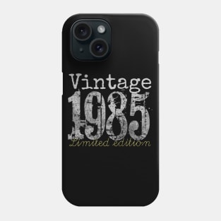 Vintage 1985 35 Year Old 1985 35th Birthday Gift Phone Case