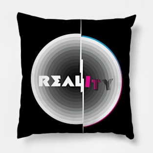 Reality glitch Pillow