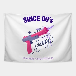 Since 2000s Gamer and Proud - Gamer gift - Retro Videogame Tapestry