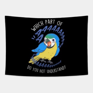 Blue and Gold Macaw Aaaa Tapestry