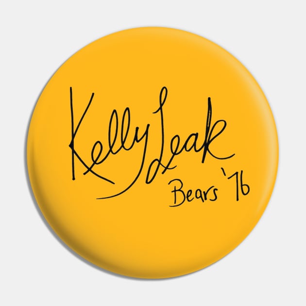 Kelly Leak-Bad News Bears Autograph Design Pin by Bleeding Yankee Blue