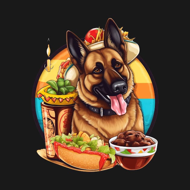 Get Your German Shepherd in the Cinco de Mayo Spirit with Sombreros by teestore_24