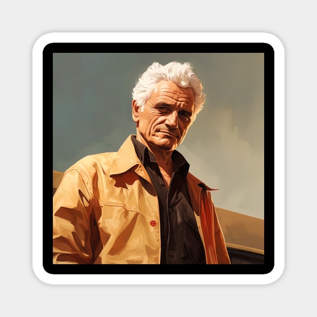 Jacques Derrida Magnet by ComicsFactory