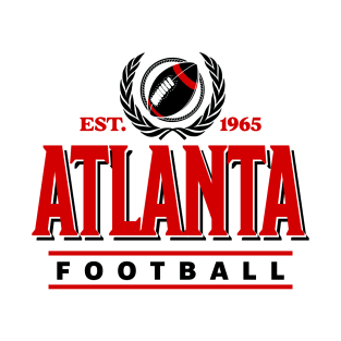 Retro Atlanta Football Vintage Crest T-Shirt