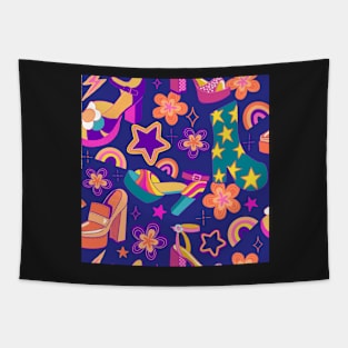 Disco funky fashion Tapestry