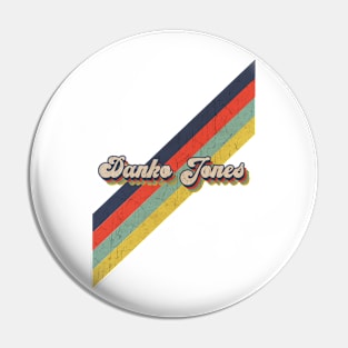 retro vintage color Danko Jones Pin