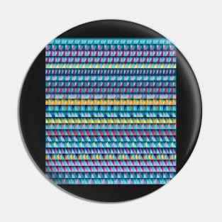 Urban Aztec horizontal stripe pattern Pin