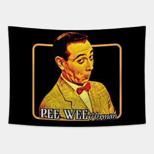 Pee Wee Herman - Retro 90s Style Fan Art Tapestry