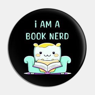 I am a Book Nerd Pin