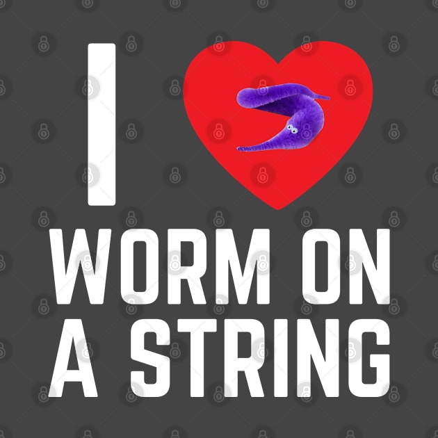 I heart I love Worm on a String Meme by BobaPenguin