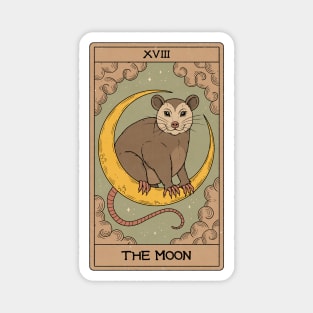 The Moon - Possum Tarot Magnet