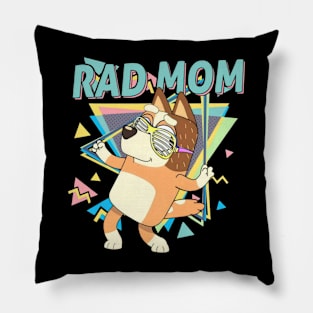 rad mom vintage Pillow