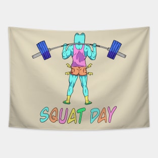 Squat Day Tapestry