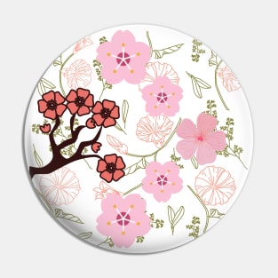 Beautiful and cute Natural Flower And tree Design Pin