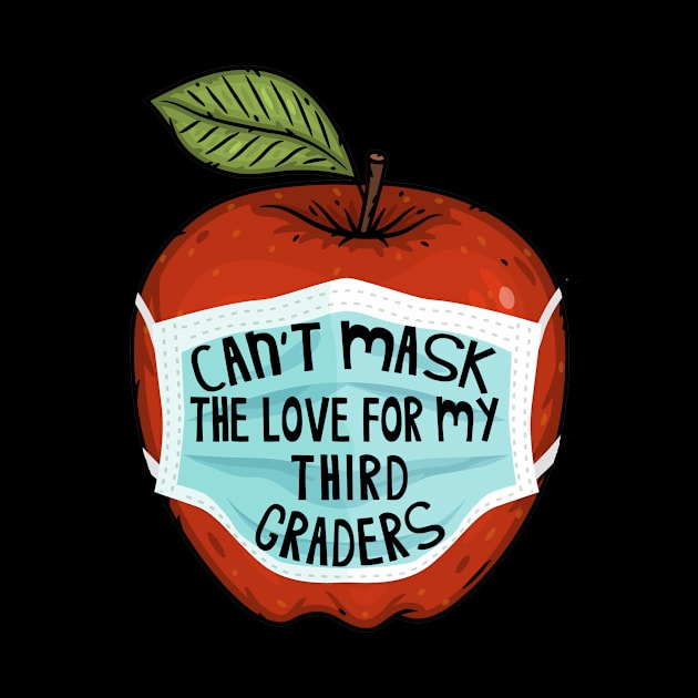 Can't Mask the Love for my Third Graders Teacher Gift by Az_store 