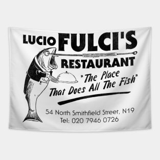 Fictional Lucio Fulci's Restaurant - Shaun of the Dead Movie Tapestry