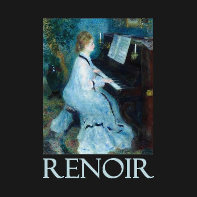 Lady at the Piano by Pierre-Auguste Renoir by Naves