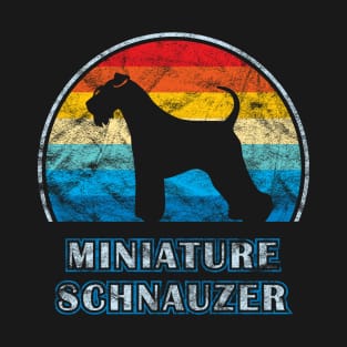 Miniature Schnauzer Vintage Design Dog T-Shirt