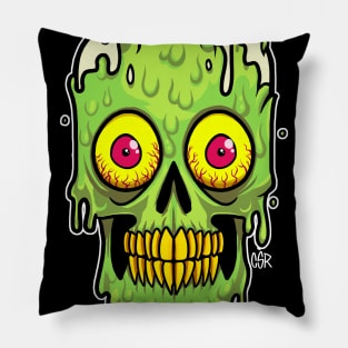 Melting Skull Pillow