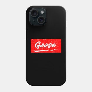 goose band red vintage Phone Case