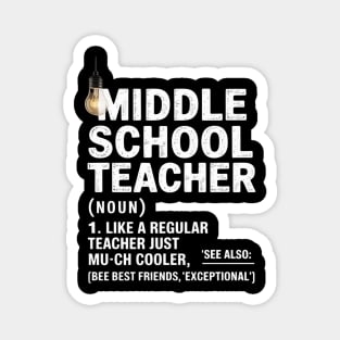 Teacher Appreciation Teacher Definition Middle School Magnet