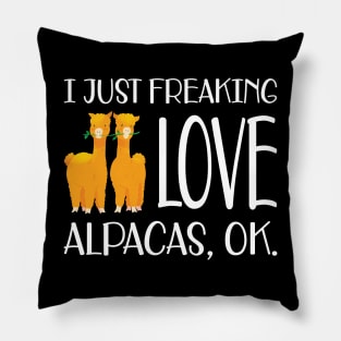 Alpaca - I just freaking love alpacas, OK. Pillow