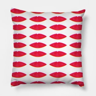 Lips Pattern Pillow