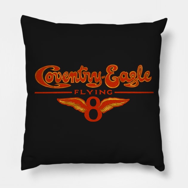 coventry eagle Pillow by retroracing