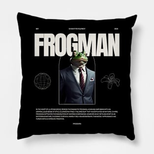 Frogman | the Godfather | Funny Meme Quote | Meme Pillow