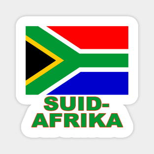 The Pride of South Africa - South African National Flag Design (in Afrikaans) Magnet