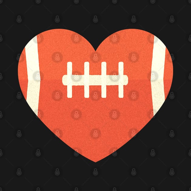Football Heart by ArtStopCreative