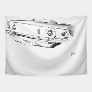 mustang 1969 Tapestry