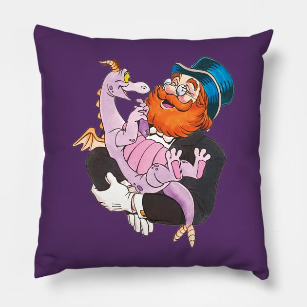 Dreamfinder and Figment Pillow by Mouse Magic with John and Joie