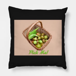 Summer Harvest "Pick Me!" Pillow