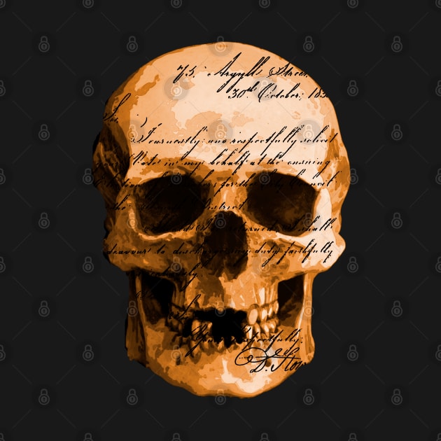 Skull Head With Text by Cds Design Store