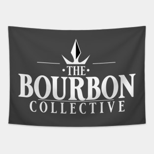 The Bourbon Collective Original Logo - White Text Tapestry