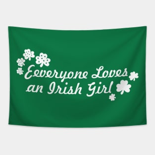 St patrick girl Tapestry