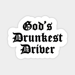 Funny Drunk Driver Magnet