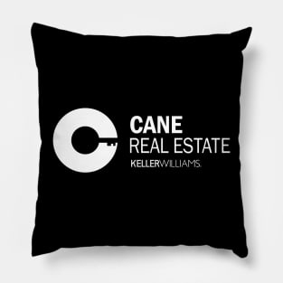 CRE White Logo Pillow