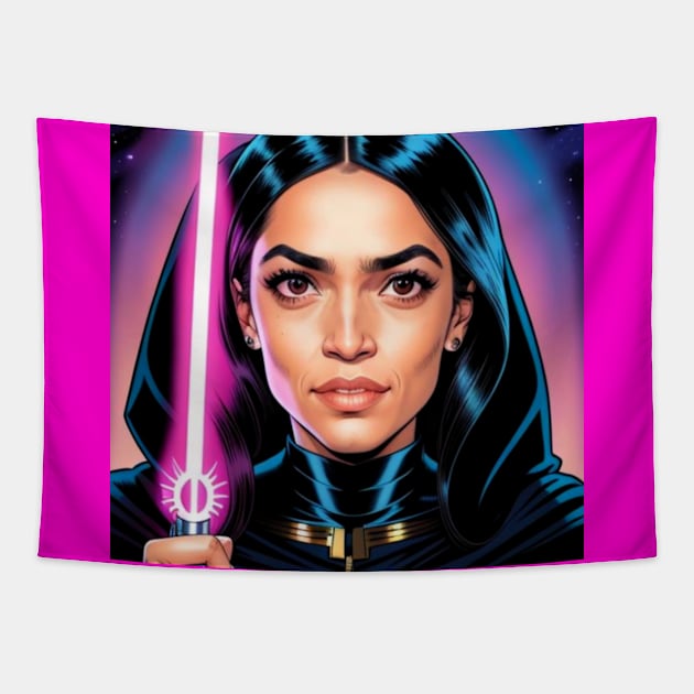 THE SQUAD- ALEXANDRIA OCASIO-CORTEZ 2 Tapestry by truthtopower