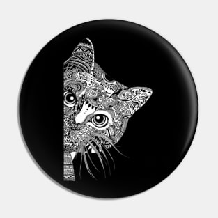 Curious Cat Pin