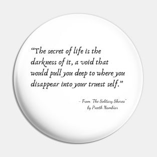 A Quote about Life from "The Solitary Shores" by Preeth Nambiar Pin