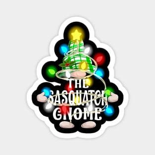 The Sasquatch Gnome Christmas Matching Family Shirt Magnet