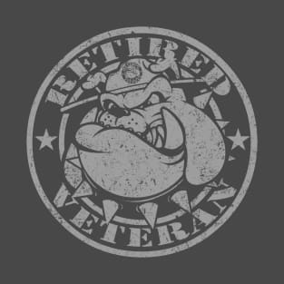 2-SIDED USMC MARINE BULLDOG  - RETIRED VETERAN T-Shirt