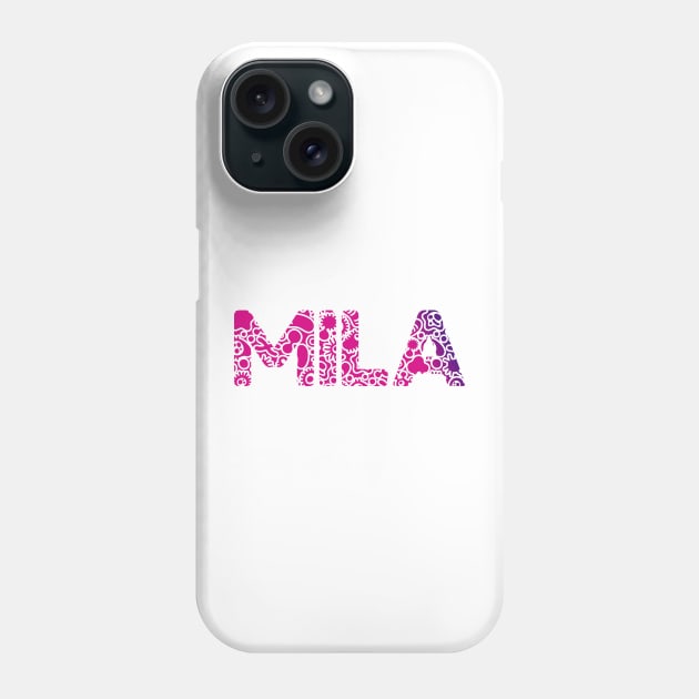 MILA NAME Phone Case by YourStyleB