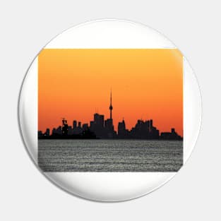 Toronto skyline at dawn Pin