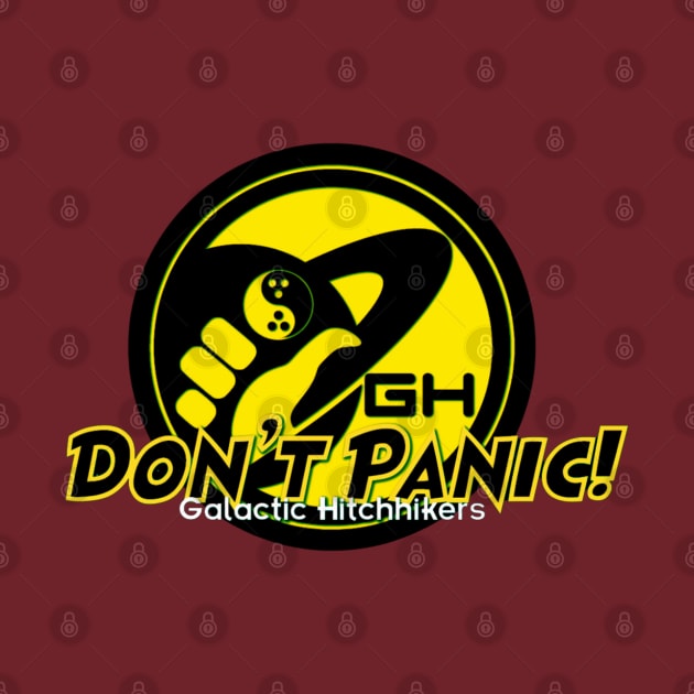 Fan Art Don't Panic by Faeyza Creative Design