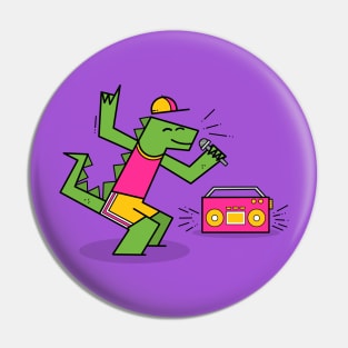 Dinosaur Rap, Prehistoric Boom Box Pin